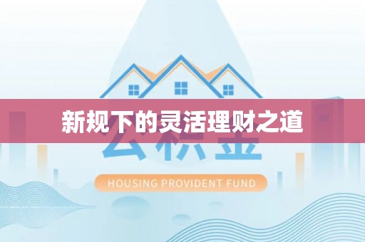 阿鲁科尔沁旗新规下的灵活理财之道