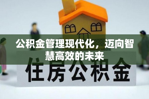 阿鲁科尔沁旗公积金管理现代化，迈向智慧高效的未来